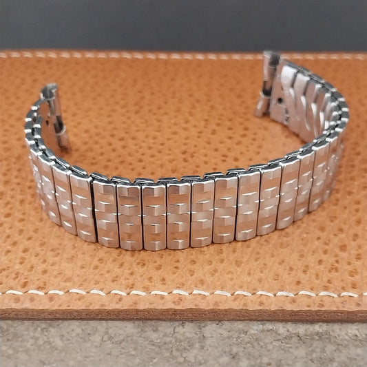 17.2mm Stainless Steel Expansion Admiral USA nos Vintage Watch Band