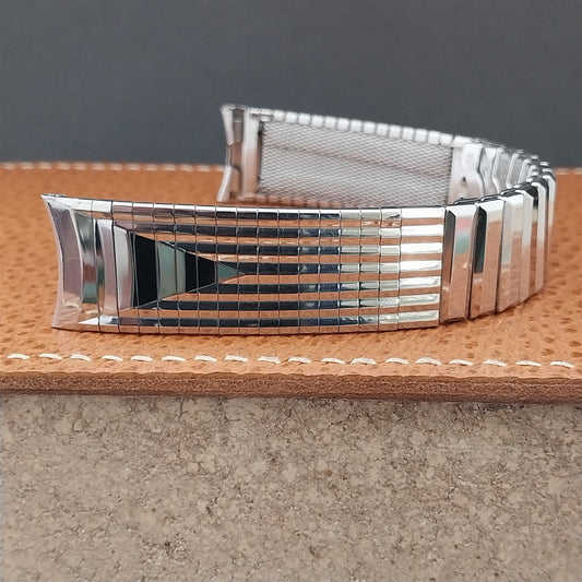 Vintage 17.2mm Admiral USA Stainless Steel Classic 1960s nos Unused Watch Band