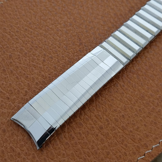 17.2mm 11/16" Stainless Steel nos 1960s Admiral USA Unused Vintage Watch Band