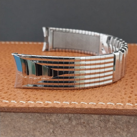 Vintage 17.2mm Admiral USA Stainless Steel Unused 1960s Classic Watch Band