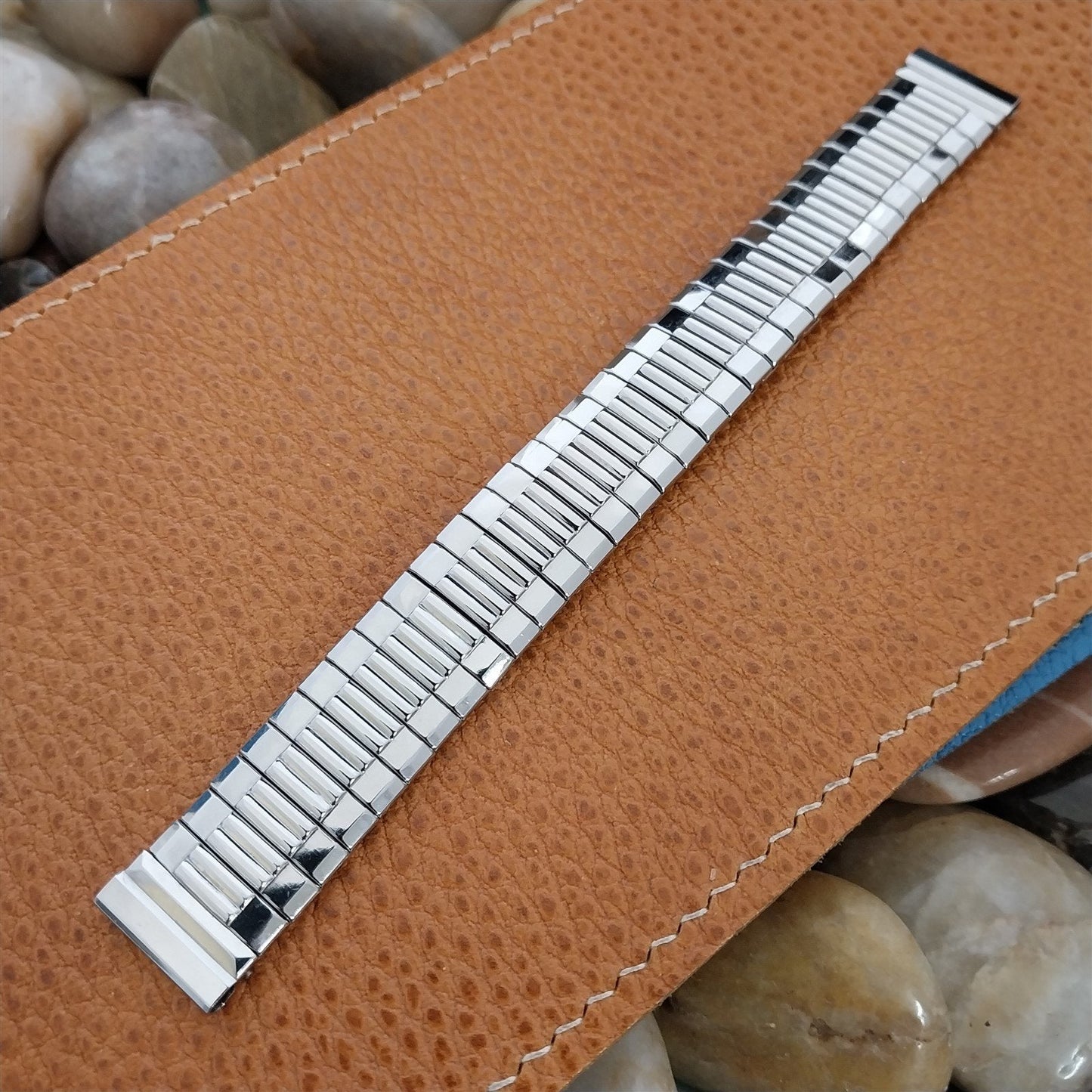5/8" Gemex Captain Stainless Steel Expansion Unused 1950s Vintage Watch Band