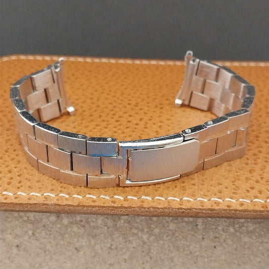 11/16" 17.2mm White Gold hge Chavis nos 1970s Vintage Watch Band