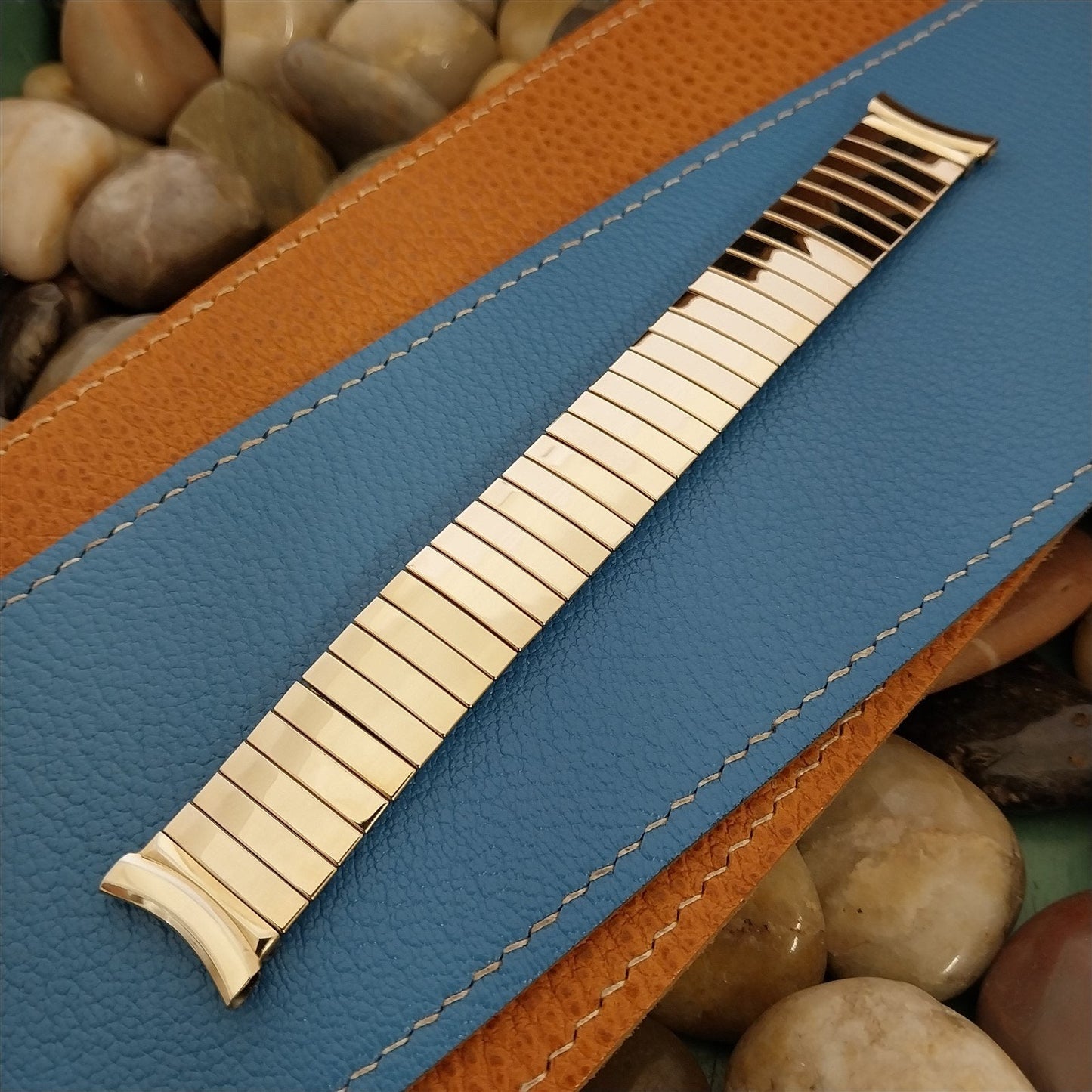 Wide 10K Gold-Filled 19mm 18mm Gemex USA 1950s Unused nos Vintage Watch Band