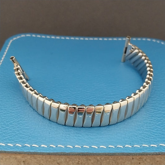 Long 10k Gold-Filled Bellavance USA nos 1960s Vintage Watch Band 16mm 18mm 19mm