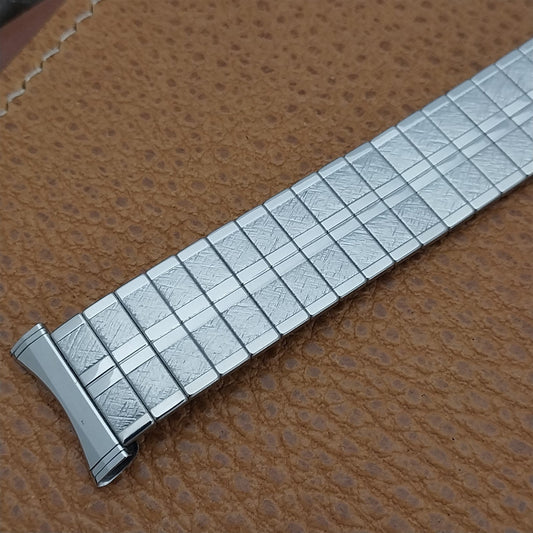 1960s 3/4" UniFlex USA Stainless Steel Old-Stock Expansion Vintage Watch Band