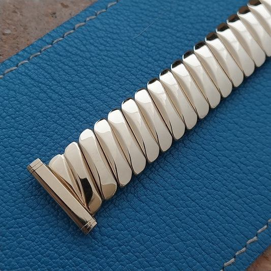 Short 10k Gold Filled 1950s Bellavance Expansion Vintage Watch Band nos