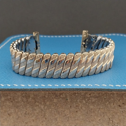 10K Gold-Filled Bellavance USA nos 1960s Vintage Watch Band 16mm 18mm 19mm