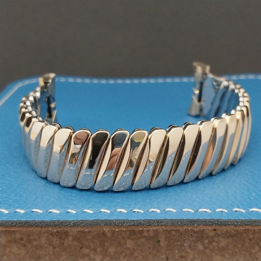 10K Gold-Filled Bellavance USA nos 1950s Vintage Watch Band 16mm-19mm