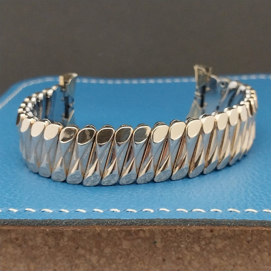 10K Gold-Filled Bellavance USA nos 1950s Vintage Watch Band 16mm-19mm