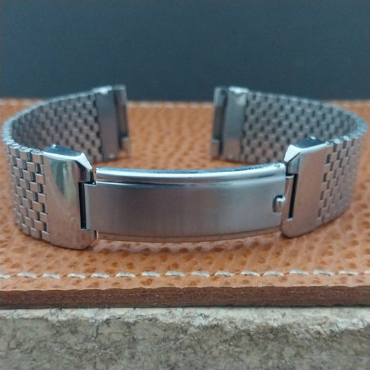 1940s Stainless Steel Mesh Classic Lance JB Champion nos Vintage Watch Band