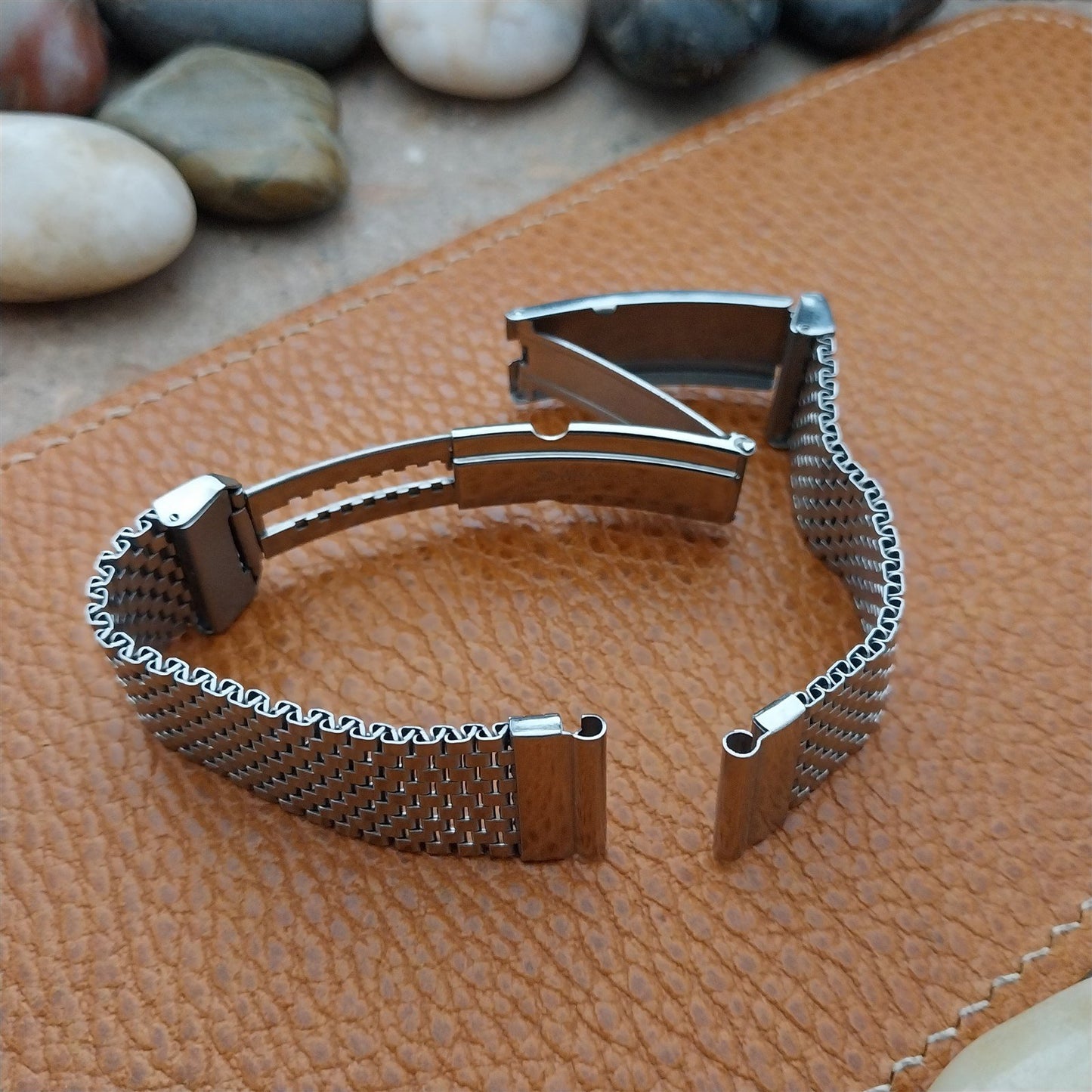 1940s Stainless Steel Mesh Classic Lance JB Champion nos Vintage Watch Band