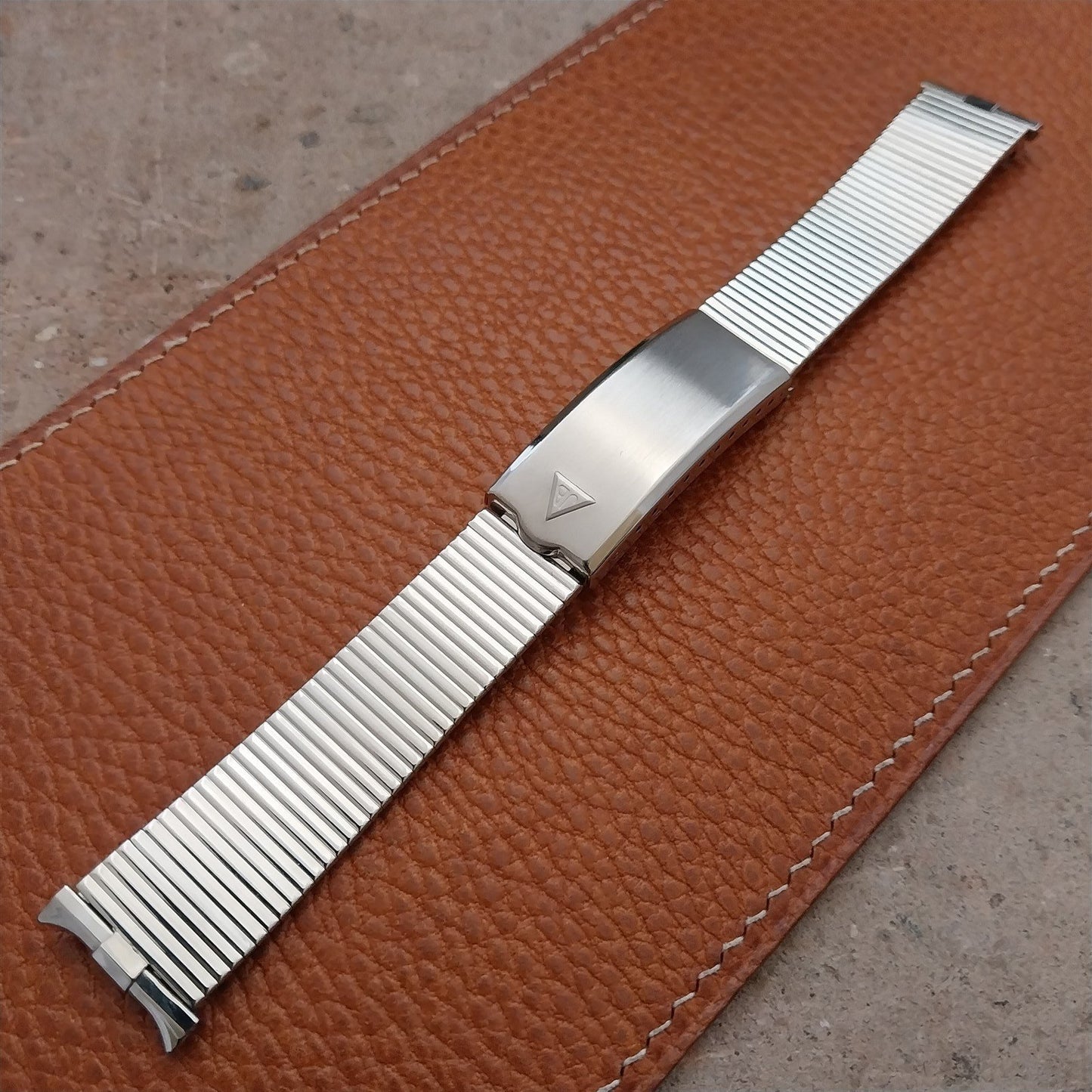 Vintage JB Champion 17mm 18mm 19mm Stainless Steel nos 1960s Unused Watch Band