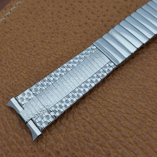 Vintage Stainless Steel JB Champion 18mm 19mm 1960s Unused Classic Watch Band