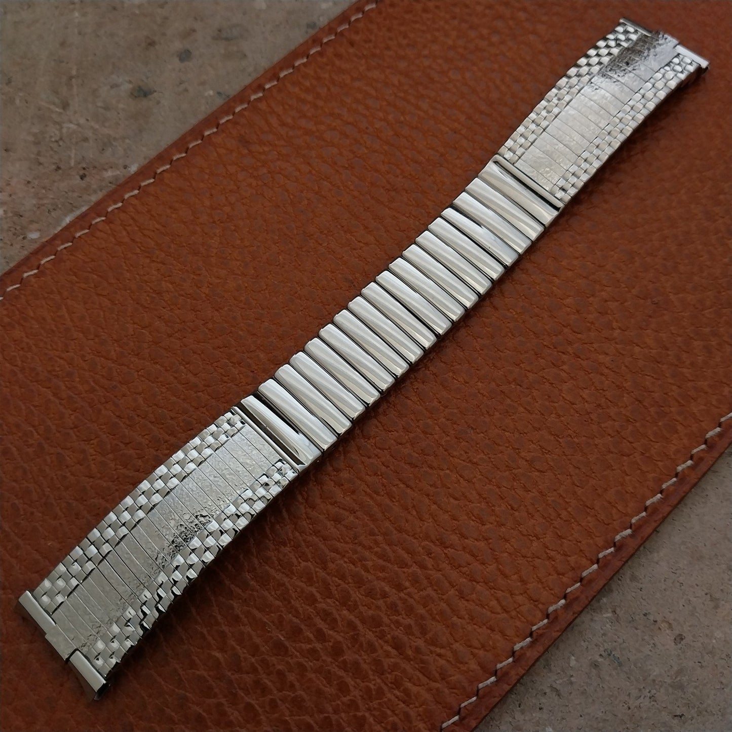 Vintage Stainless Steel JB Champion 18mm 19mm 1960s Unused Classic Watch Band