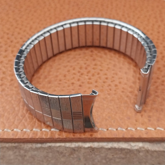 Vintage 22mm Bulova Stainless Steel Expansion Unused Classic 1970s Watch Band