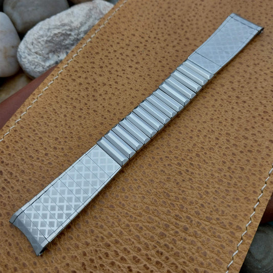 17.2mm Stainless Steel Stonewall Made 1960s-1970s Unused nos Vintage Watch Band