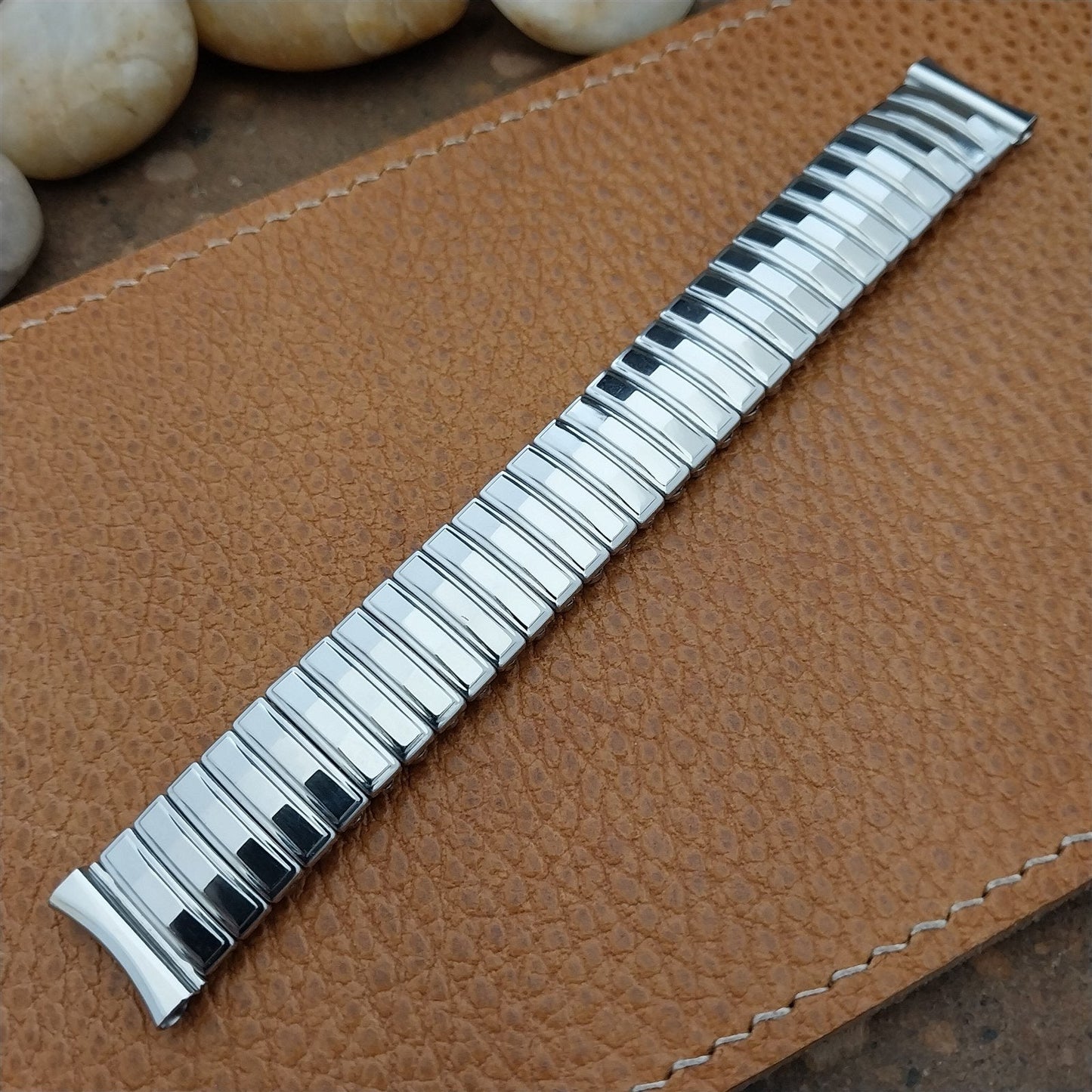 Vintage 5/8" Stainless Steel Scott Classic Stretch NOS Unused 1970s Watch Band