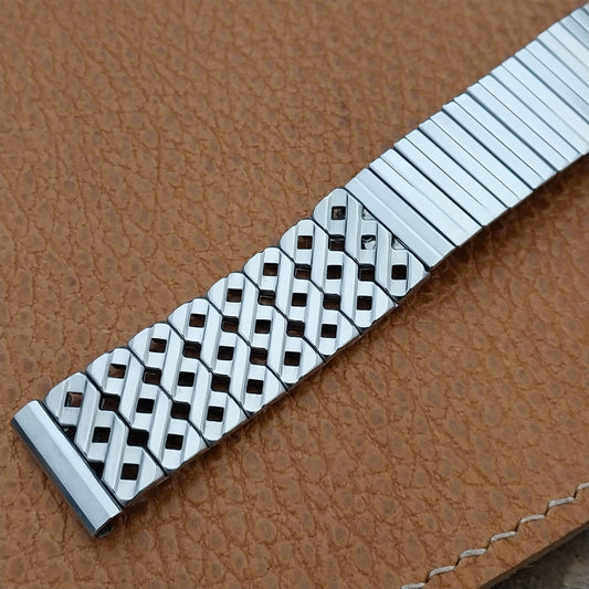 Scott 17.2mm Stainless Steel Classic Stretch nos 1960s-1970s Vintage Watch Band