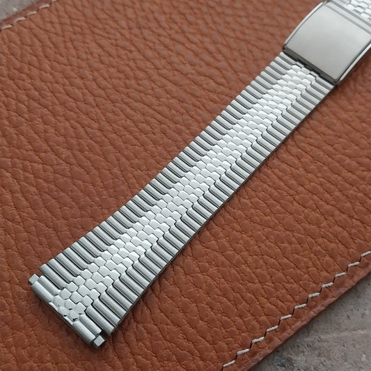 18mm 19mm 20mm Speidel Stainless Steel nos 1970s Unused Watch Band