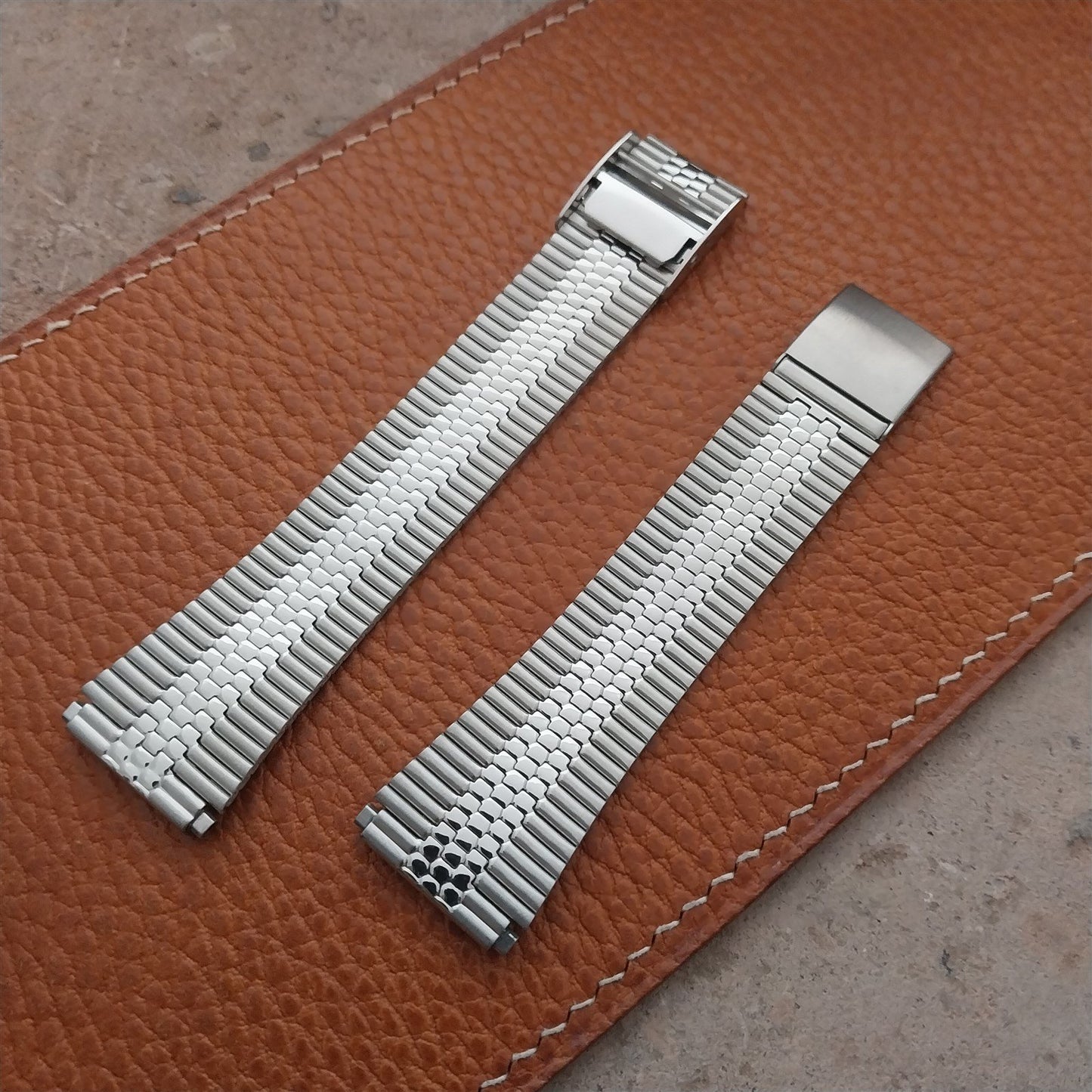 18mm 19mm 20mm Speidel Stainless Steel nos 1970s Unused Watch Band