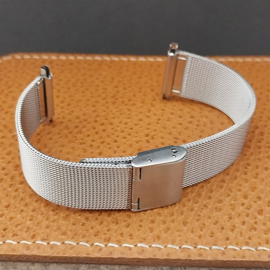 Stainless Steel Mesh 1960s-1970s nos Vintage Watch Band 19mm 20mm 22mm