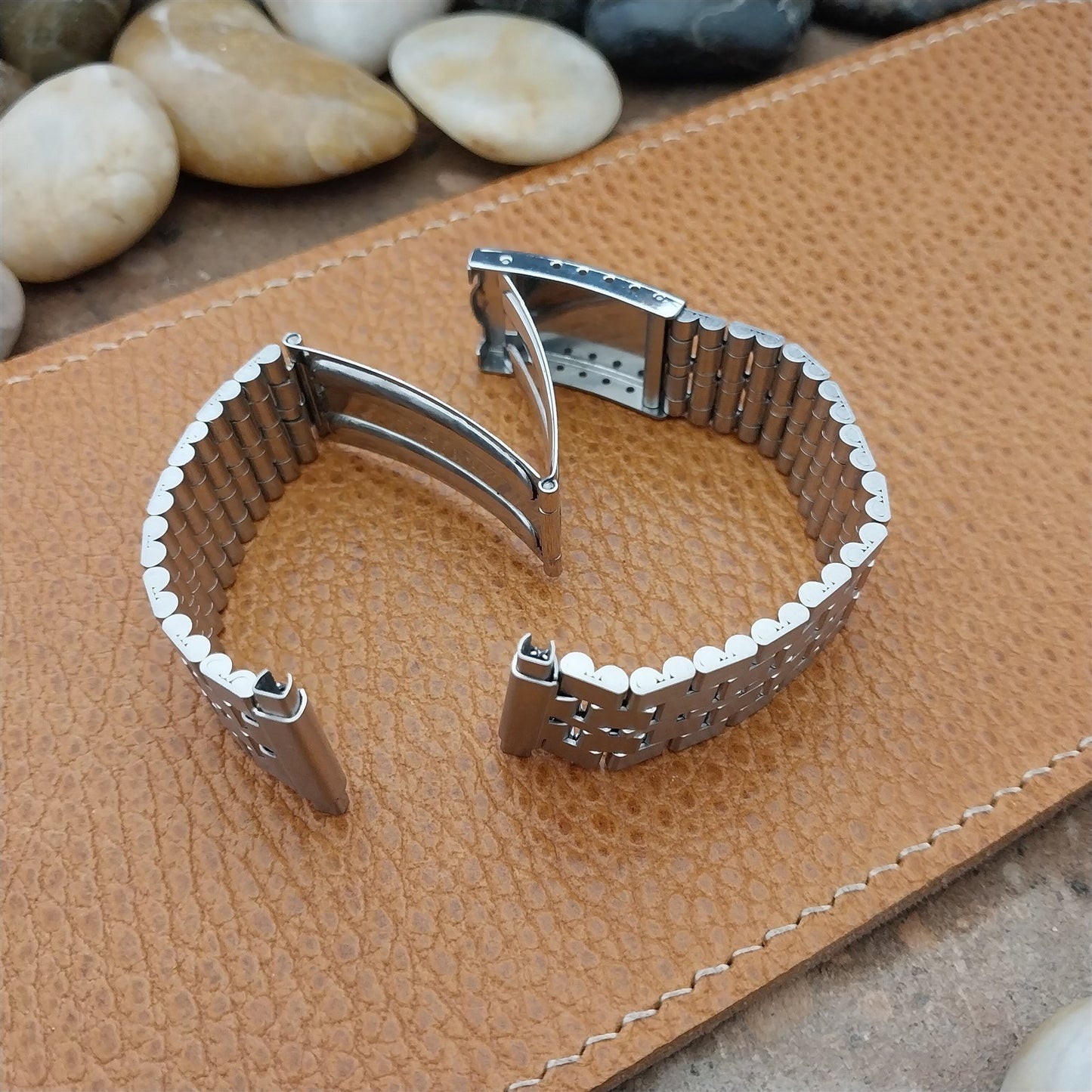 22mm 20mm Speidel Stainless Steel Deployment Vintage Watch Band