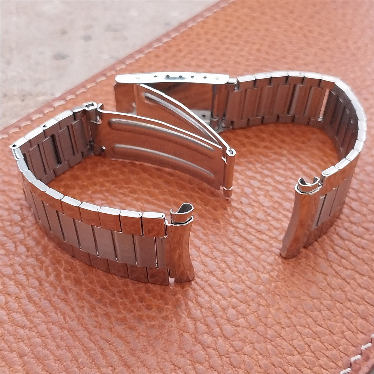 18mm 20mm 22mm Speidel Stainless Steel Deployment Vintage Watch Band