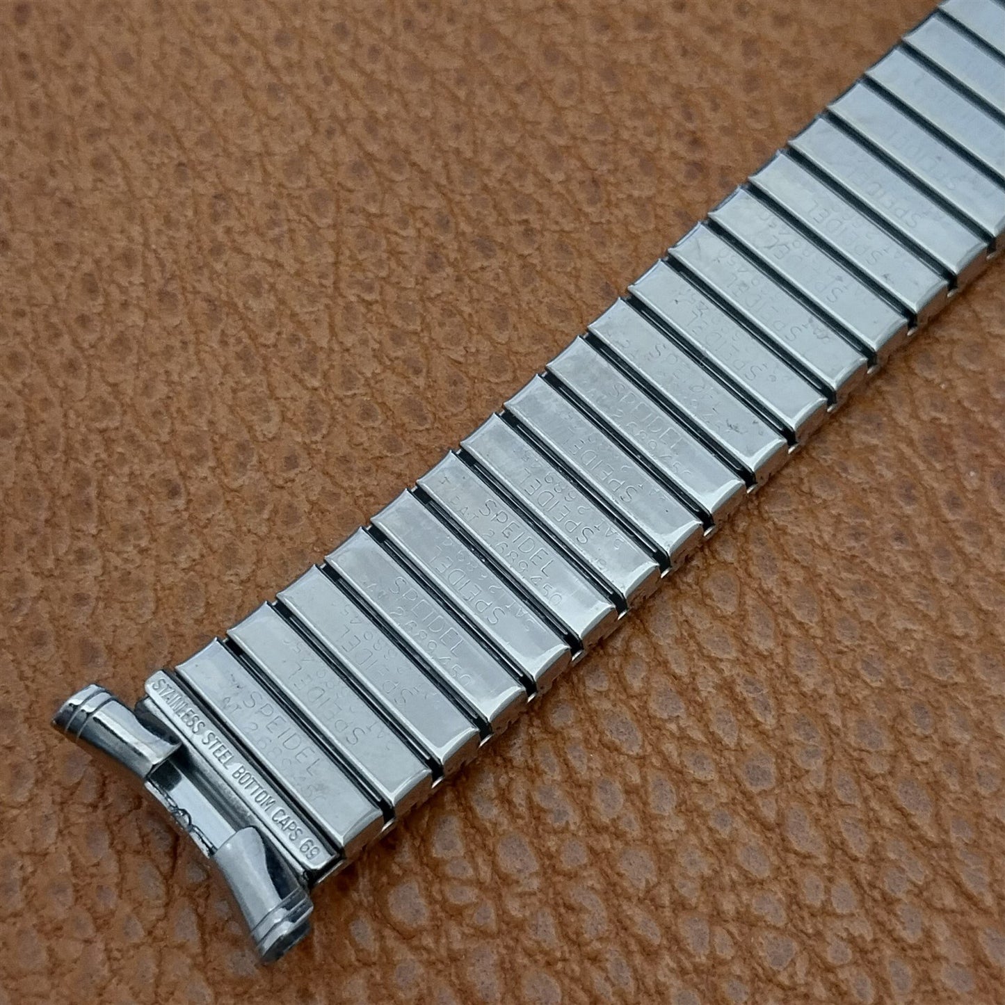 nos Stainless Steel Speidel Calendar 1971 Vintage Watch Band 16mm 18mm 19mm