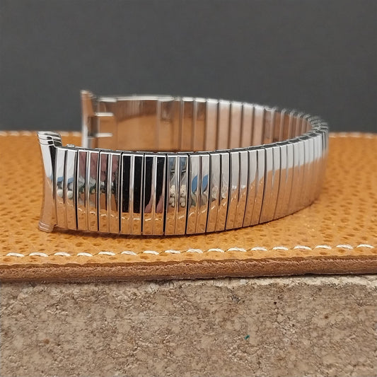 nos Stainless Steel Speidel Calendar 1973 Vintage Watch Band 16mm 18mm 19mm