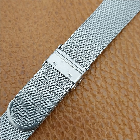 17.2mm Stainless Steel Mesh Classic Kingsway 1960s-1970s Vintage Watch Band