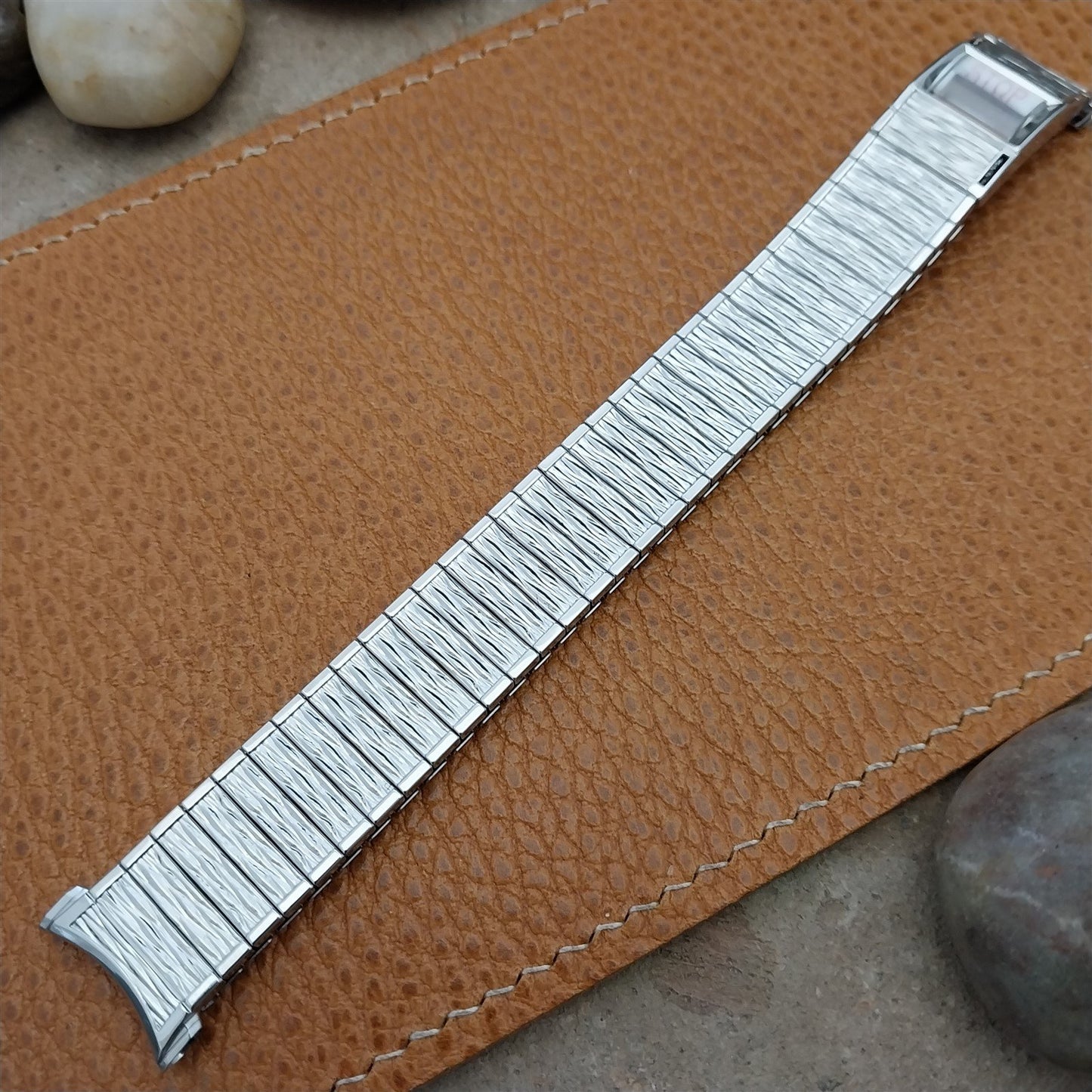 Speidel Valencia Perpetual Calendar Stainless Steel nos Vintage Watch Band