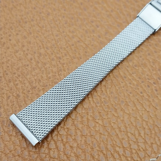 16mm JB Champion Womens Stainless Steel Mesh Unused 1960s Vintage Watch Band