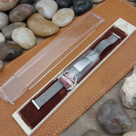 13mm JB Champion Womens Stainless Steel Mesh Unused nos 1960s Vintage Watch Band