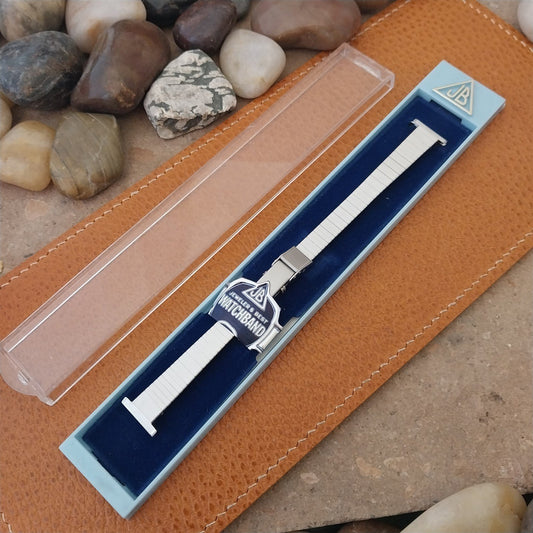 14mm 9/16" JB Champion Womens Stainless Steel 1960s-1970s nos Vintage Watch Band