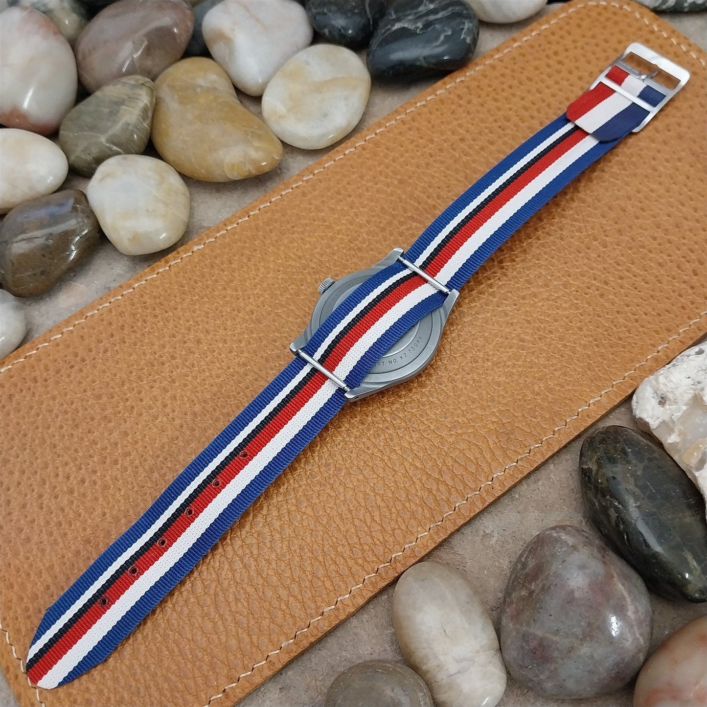 Vintage 18mm Reversible Perlon Classic Single Pass 1960s Unused NOS Watch Band