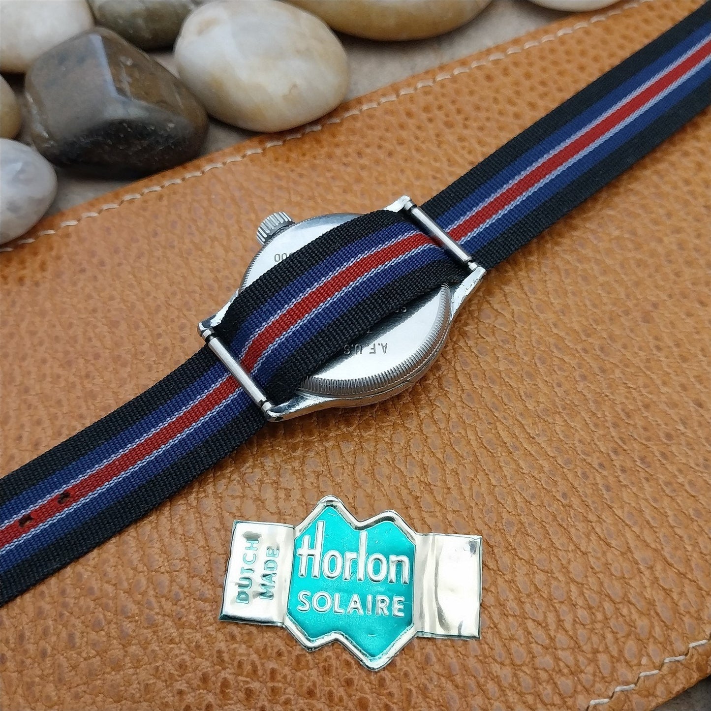 Vintage 16mm 1960s Reversible Perlon Classic Single Pass NOS Unused Watch Band