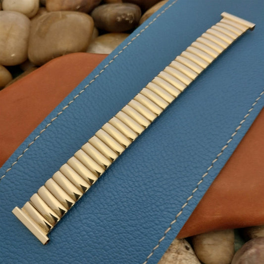 19mm 18mm 16mm 1950s Vintage Watch Band Classic Foster 10k Gold-Filled Expansion