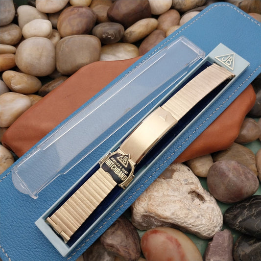 19mm 18mm 17mm 10k Gold Filled 1960s JB Champion Classic nos Vintage Watch Band