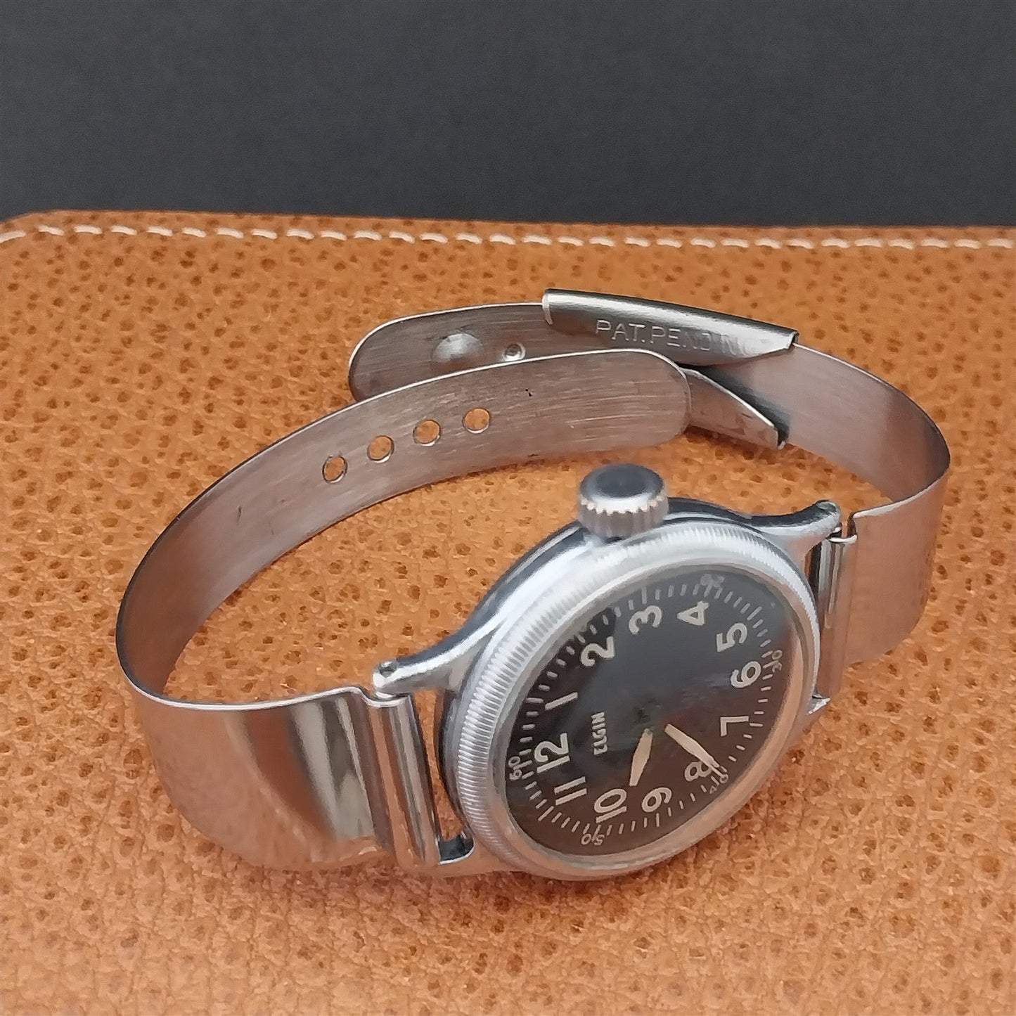 5/8" Henderson Stainless Steel Military Medium nos Unused Vintage Watch Band