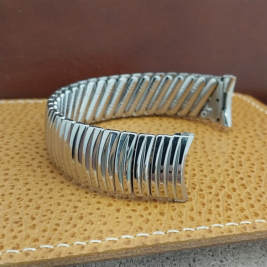 19mm 18mm Wide JB Champion 18-8 Stainless Steel nos 1950s Vintage Watch Band