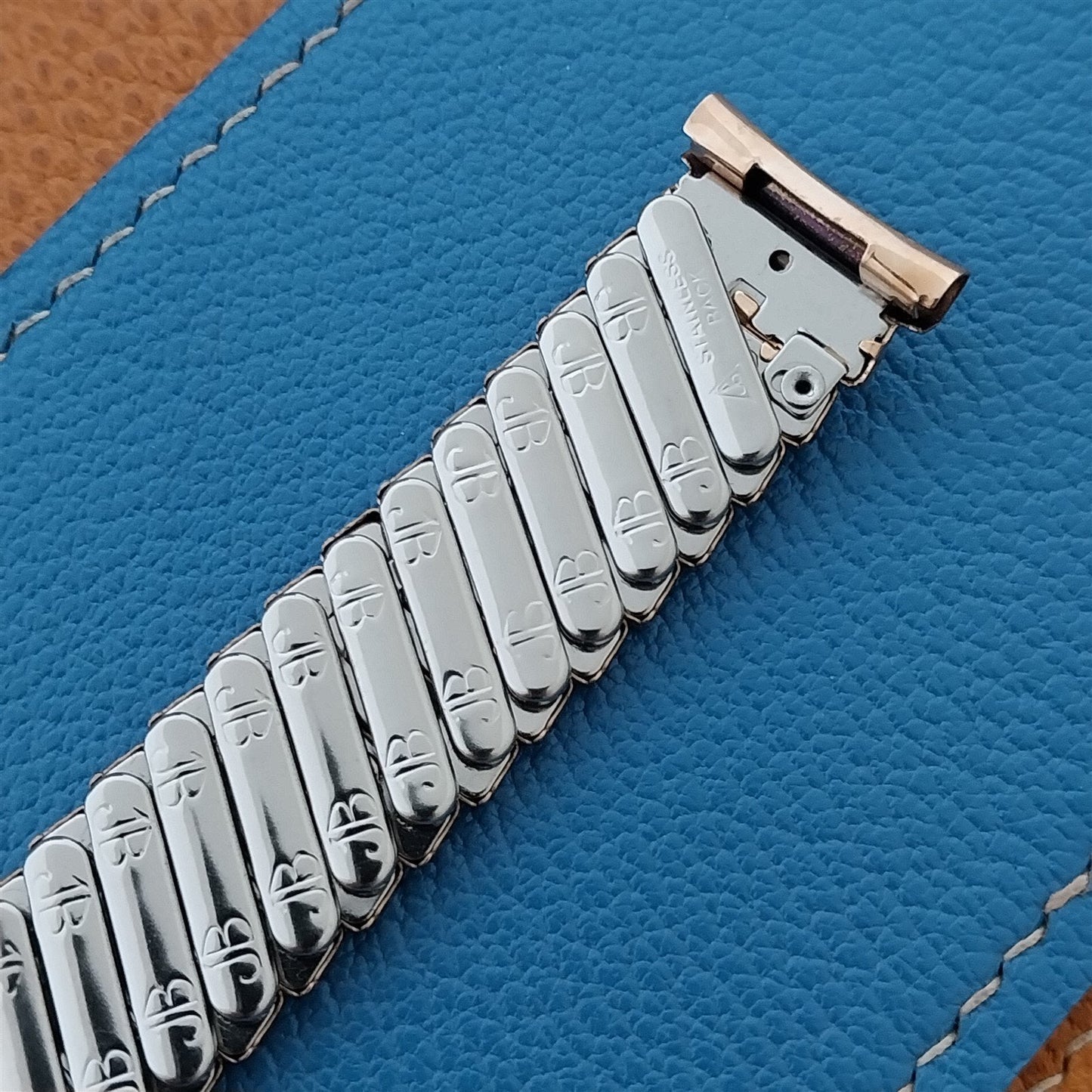10K Rose Gold-Filled JB Champion Classic Stretch Unused 1950s Vintage Watch Band