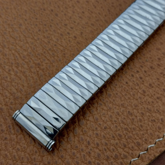 Kreisler USA Short Stainless Steel DuraFlex Vintage Watch Band nos 19mm 18mm