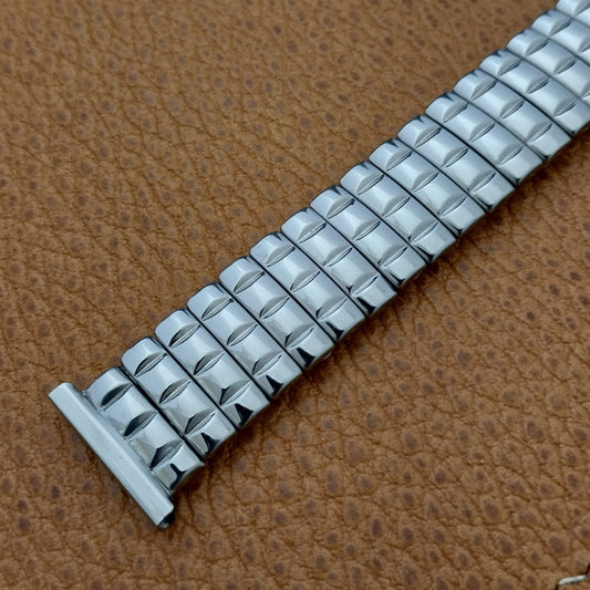 Mel by Foster Stainless Steel Expansion nos Short 50s Vintage Watch Band 16-19mm