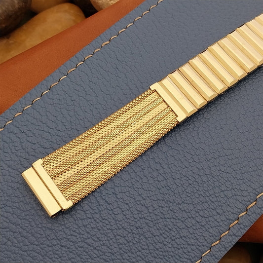 5/8" 10k Gold-Filled Kestenmade Mesh nos Classic 1950s Vintage Watch Band