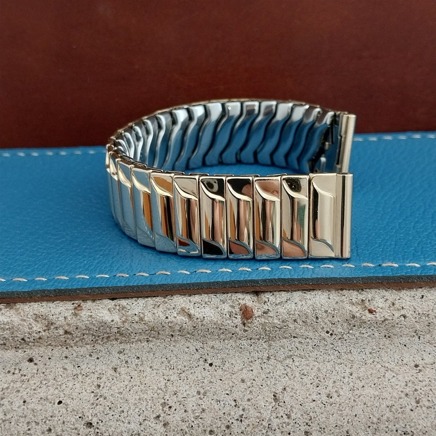 5/8" Stylord USA 10k Gold-Filled Expansion nos Unused 1950s Vintage Watch Band