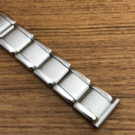 18mm Stainless Steel nos Military Type West German 1960s Vintage Watch Band