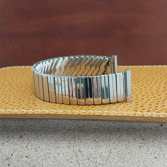 17.2mm 11/16" Eton USA Stainless Steel Expansion Unused 1950s Vintage Watch Band