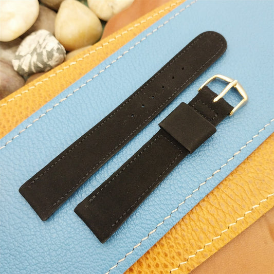 17.2mm JB Champion USA Suede single-keeper strap nos 1950s Vintage Watch Strap