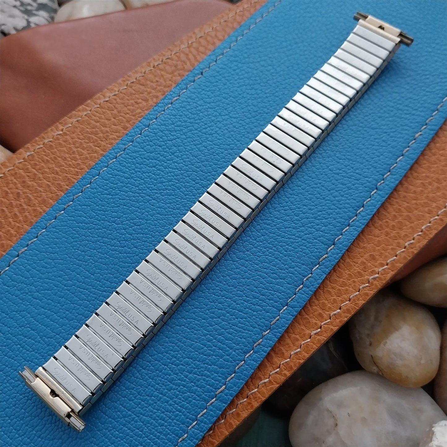 19mm 20mm 22mm Speidel Yellow Gold rgp Long Unused nos 1970s Vintage Watch Band