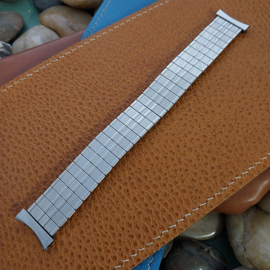 1960s 19mm 3/4" JB Champion USA Slim Stainless Steel NOS Vintage Watch Band